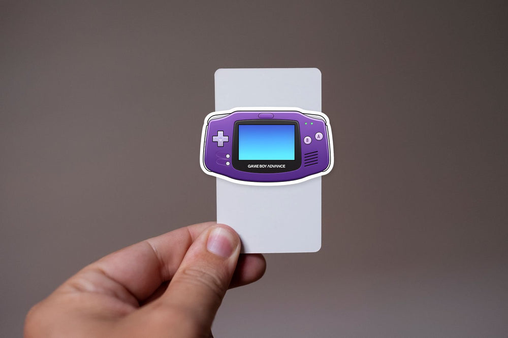 Gameboy Advance Purple Console Sticker