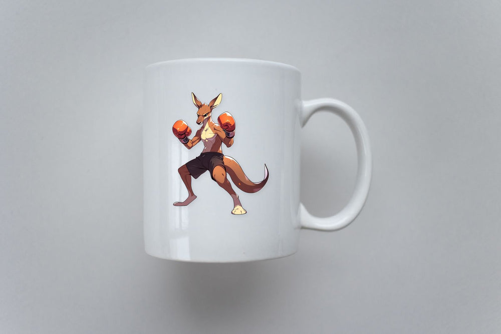 Kangaroo with Boxing Gloves Sticker
