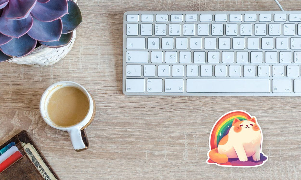 Rainbow Cat Dreamy Sticker