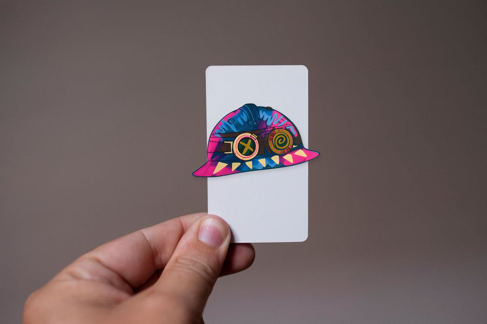 Cool Isha Hat Arcane Sticker