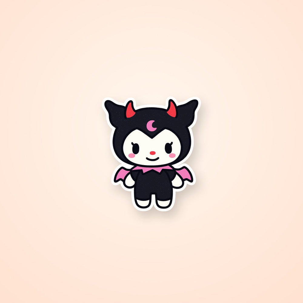 Cute Kuromi Little Devil Halloween Sticker