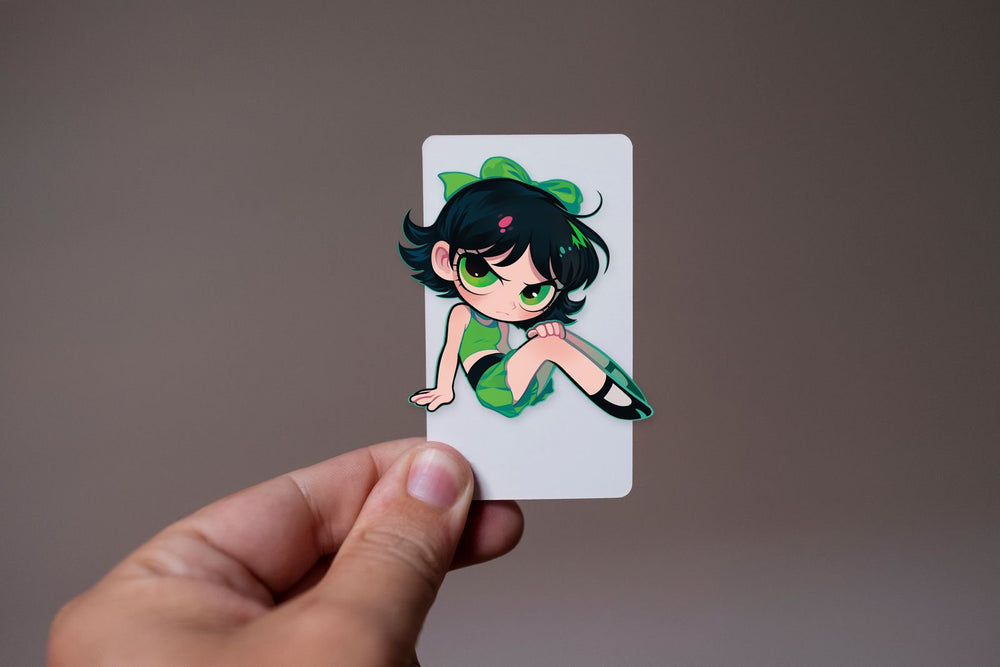 Angry Buttercup Powerpuff Girls Sticker
