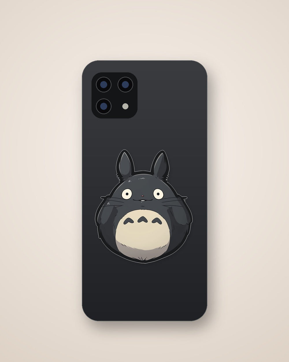 Totoro Black Stroke Sticker
