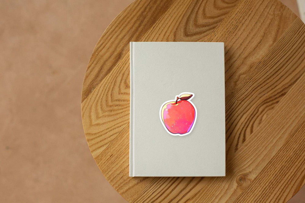 Red Apple Aesthetic Sticker