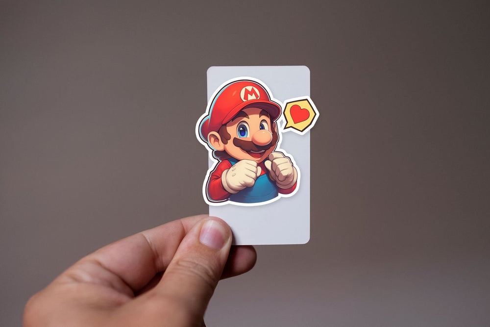 Super Mario Heart Sticker
