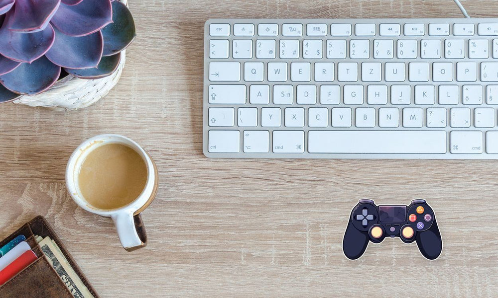 Black Ps4 Dualshock Aesthetic Sticker