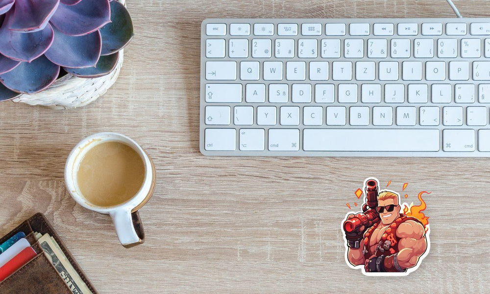 Duke Nukem Art Sticker