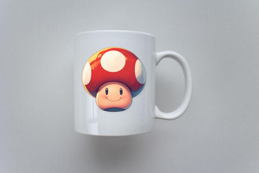 Super Mario Cute Mushroom Sticker