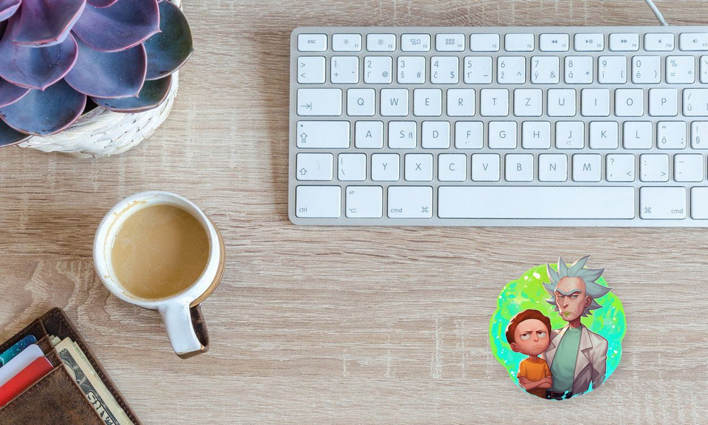 Rick and Morty Green Portal Sticker