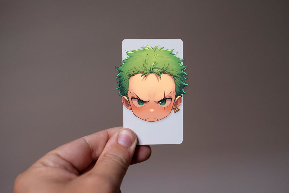 Zoro Angry Face Chibi Sticker