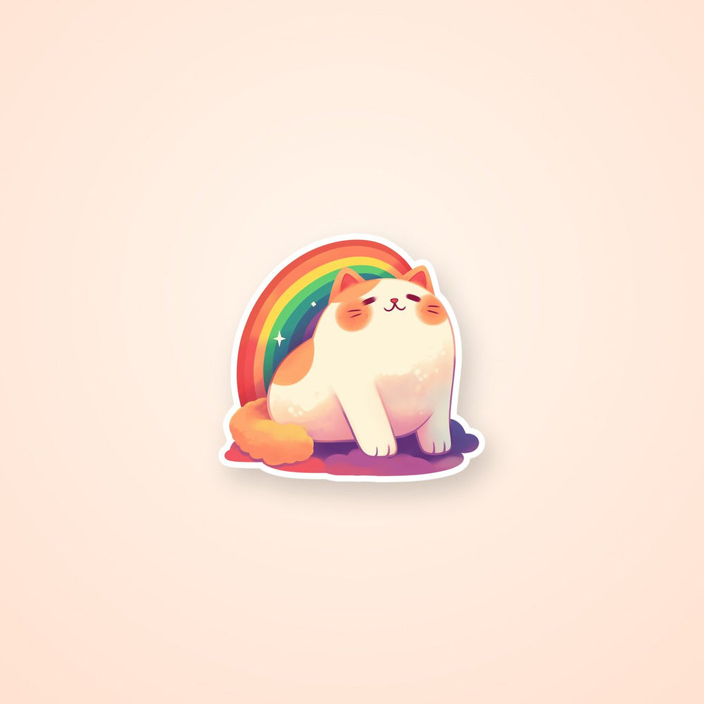 Rainbow Cat Dreamy Sticker