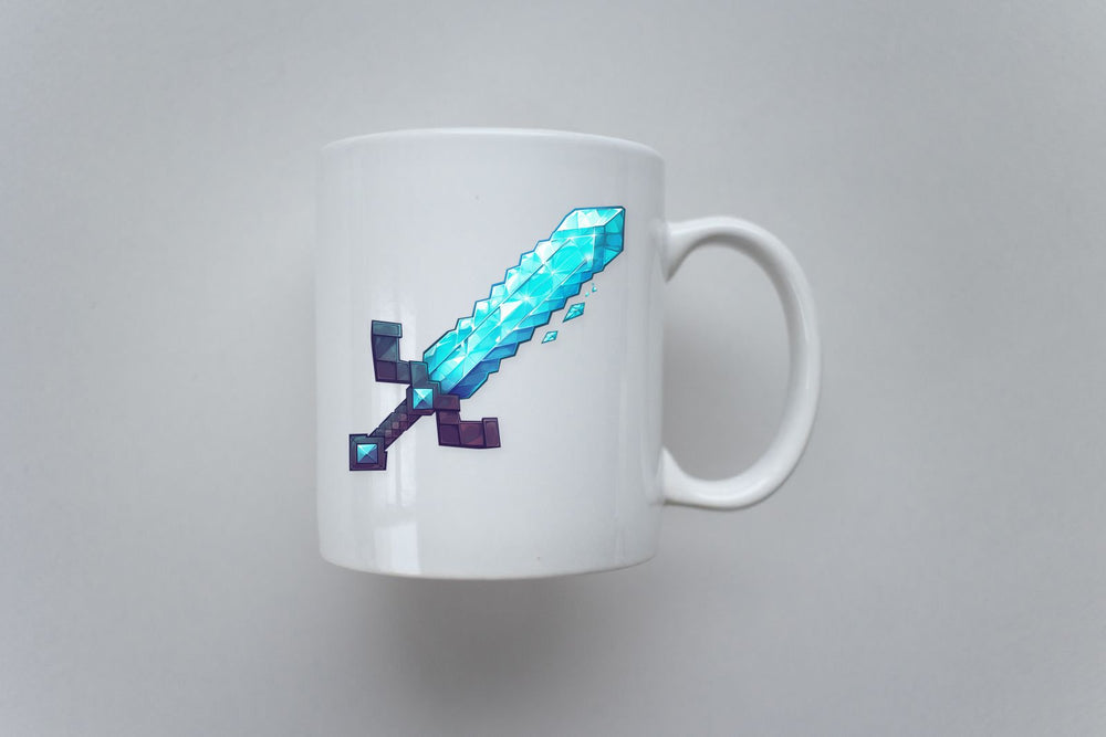 Cool Minecraft Diamond Sword Sticker
