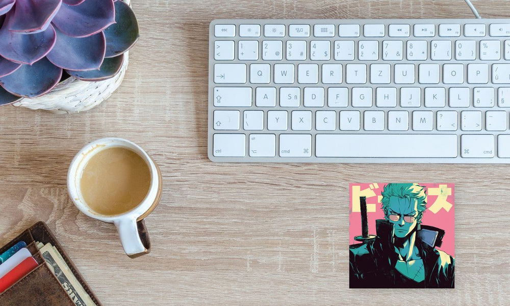 Stunning Stylish Zoro Anime Sticker