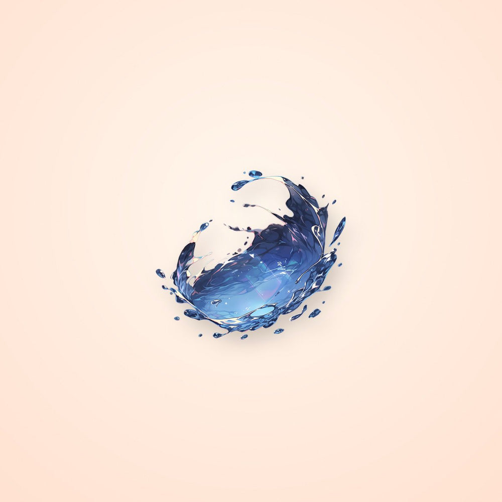 Aesthetic Water Splash Sticker