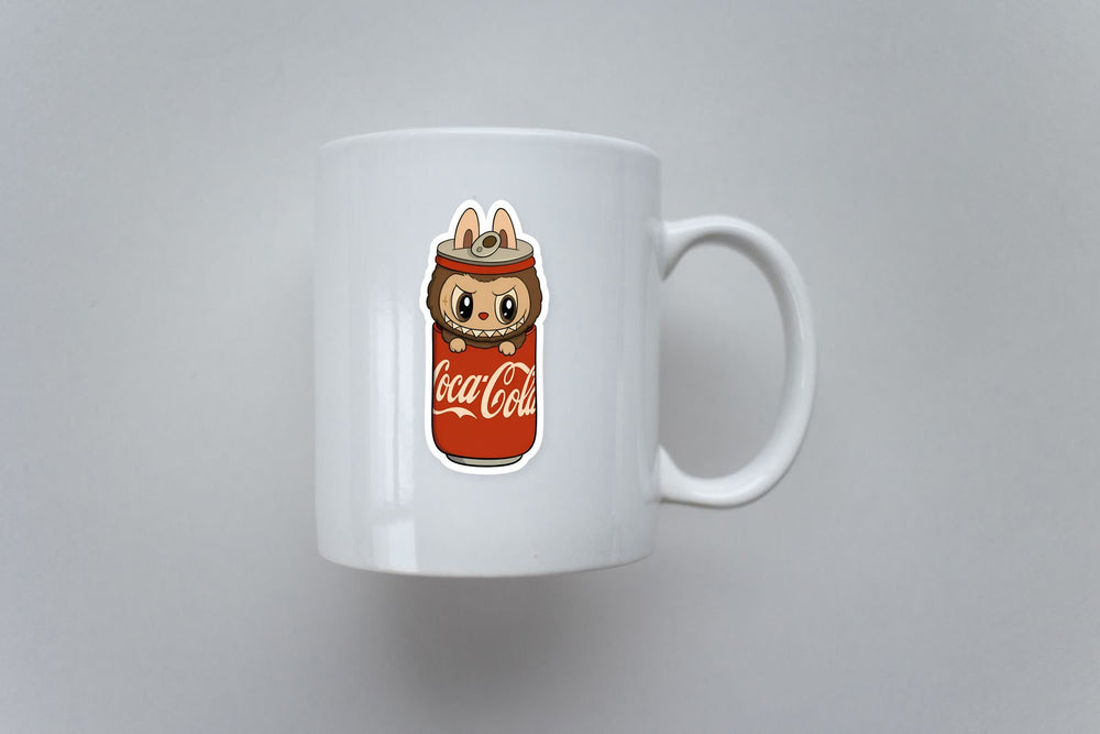 Coca-Cola Labubu Sticker
