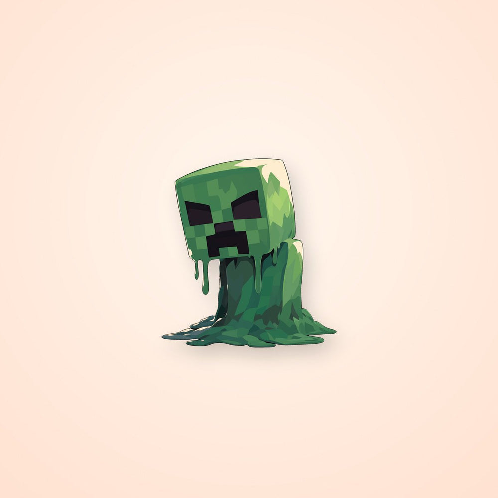 Minecraft Creeper Slime Sticker