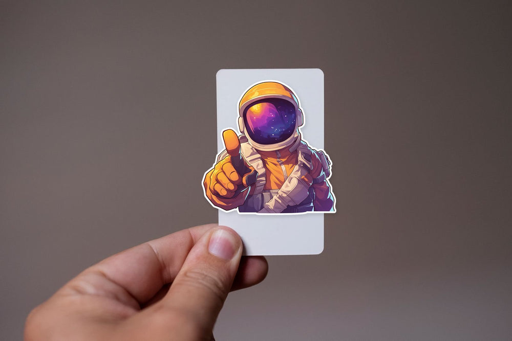 Cool Astronaut Thumbs Up Sticker