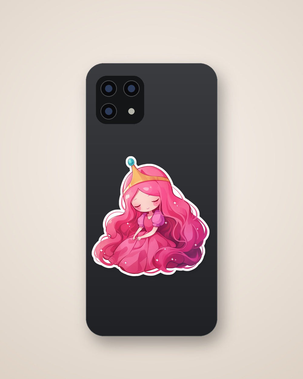 Princess Bubblegum Adventure Time Pink Kawaii Sticker