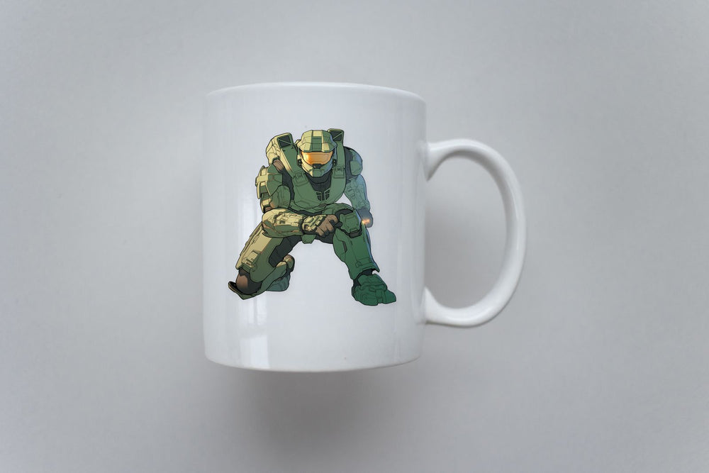 Halo Master Chief Battle Pose Sticker