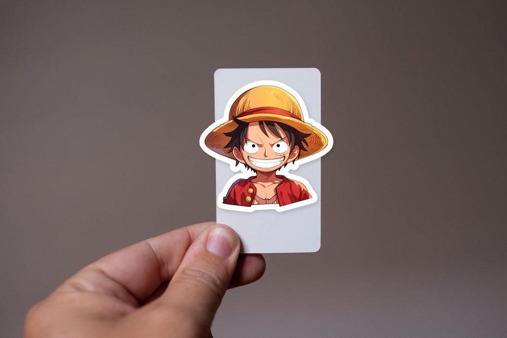 Cool One Piece Luffy Clipart Sticker