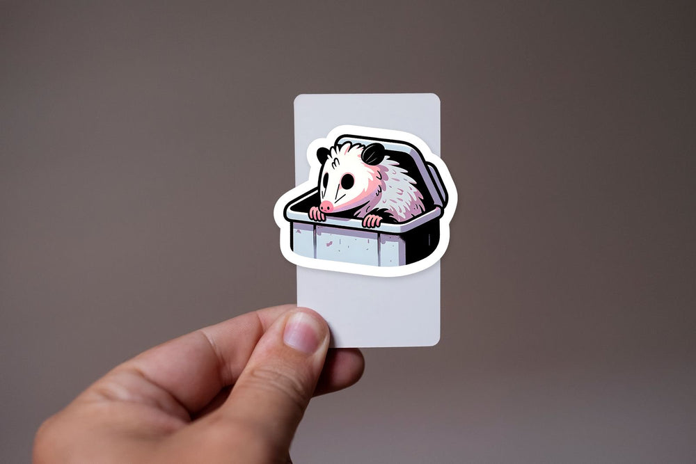 Trash Possum Dumpster Gremlin Sticker