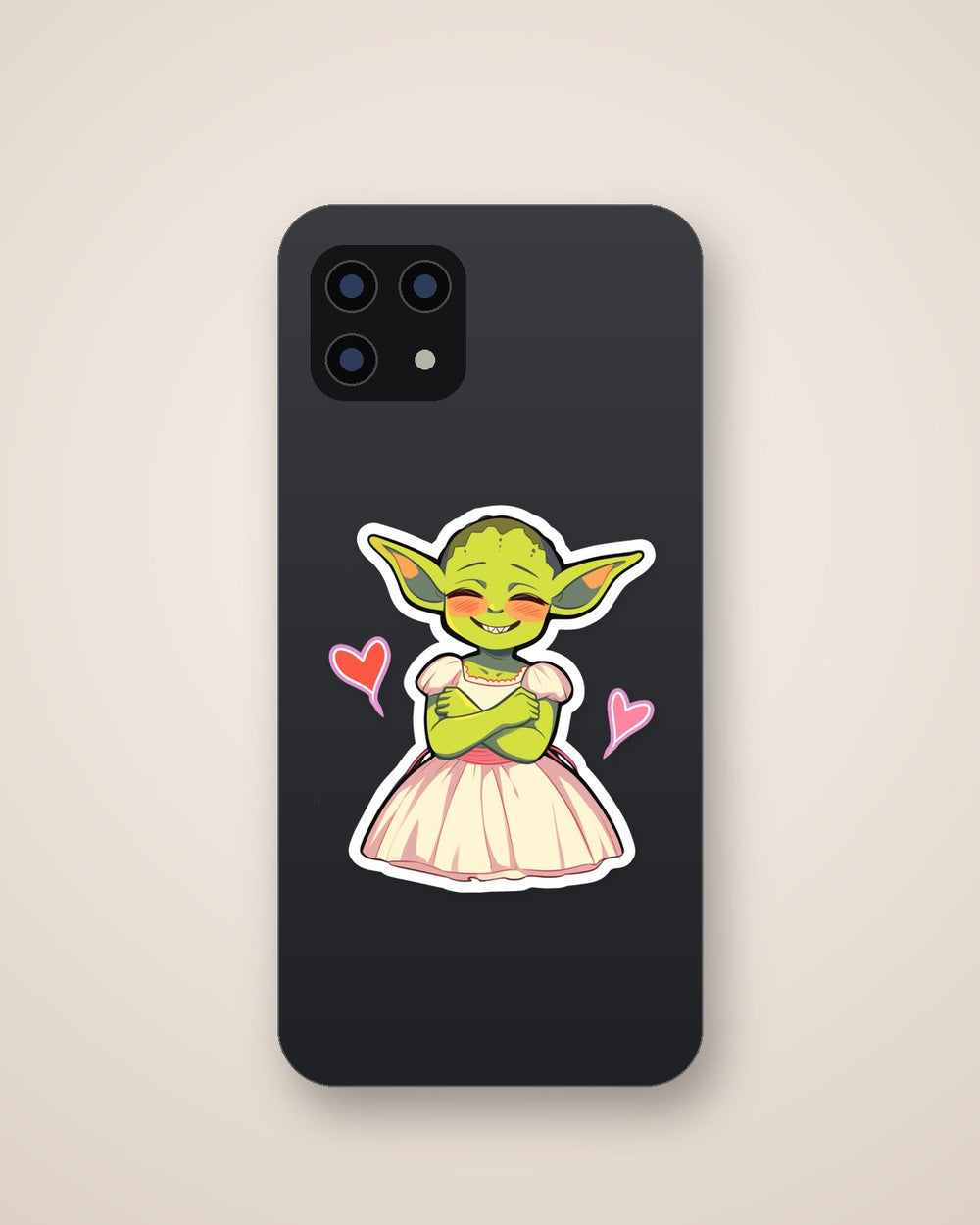 Funny Goblin Princess Sticker
