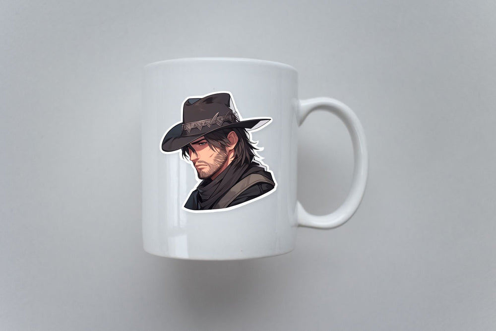 Red Dead John Marston Art Sticker