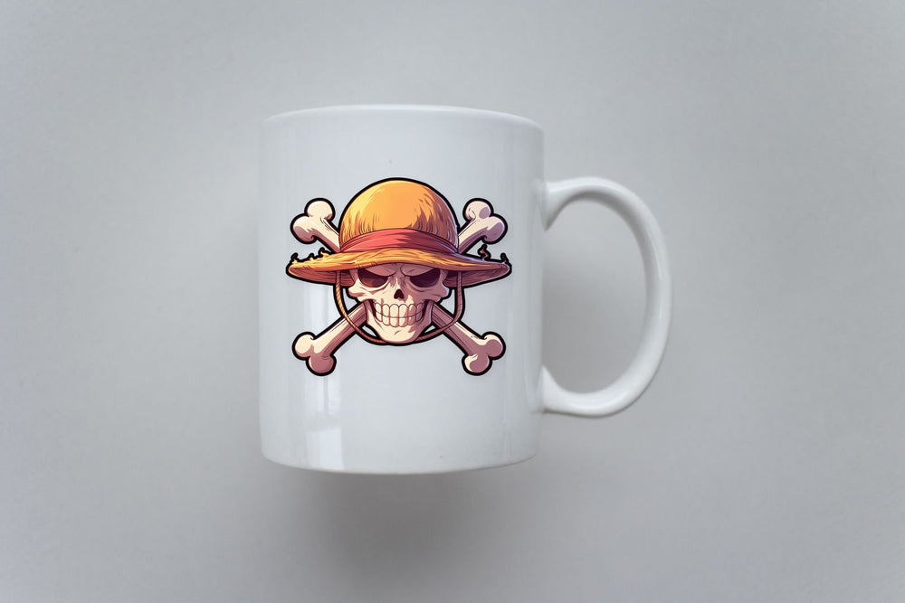 Dark Straw Hat Logo Sticker