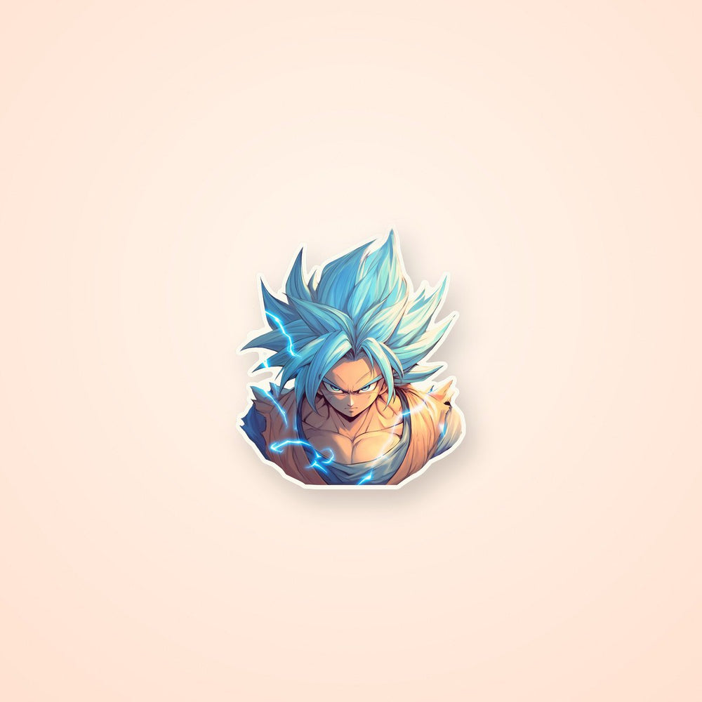 Goku Super Saiyan Blue Dragon Ball Sticker