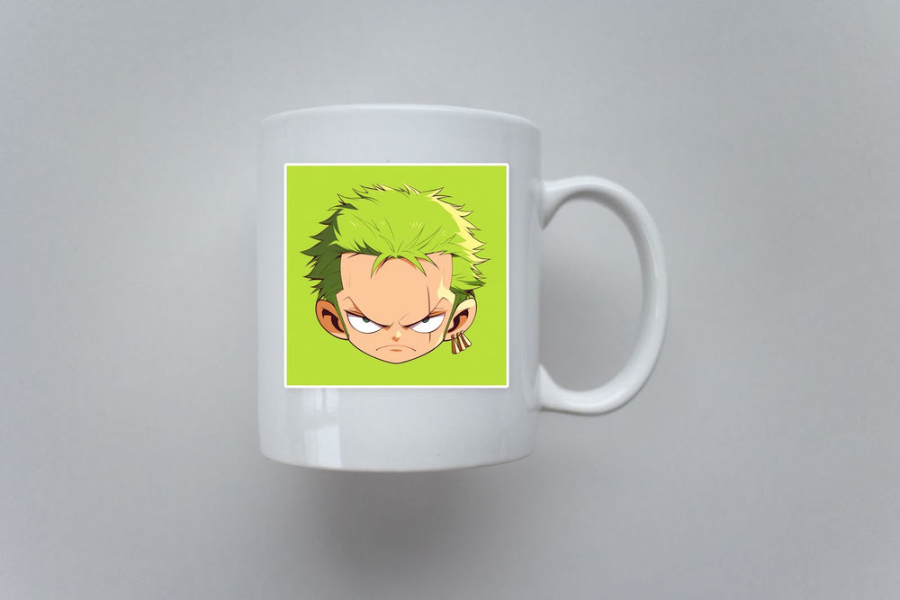 Cute Roronoa Zoro Green Sticker