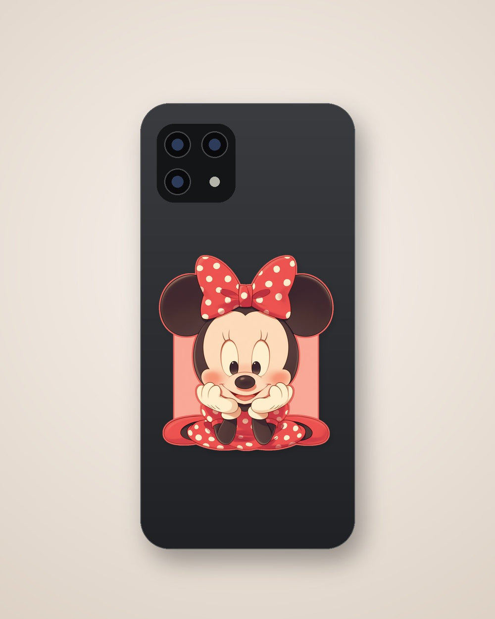 Minnie Mouse Shy with Bow Sticker