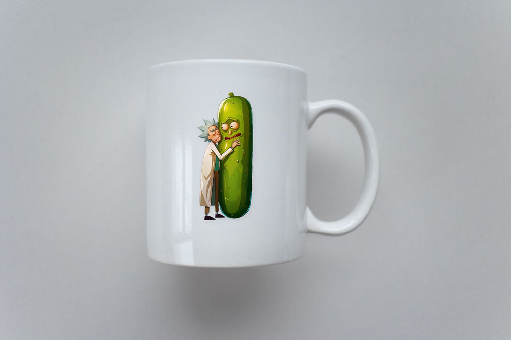 Rick and Morty Pickle Rick Hug Sticker