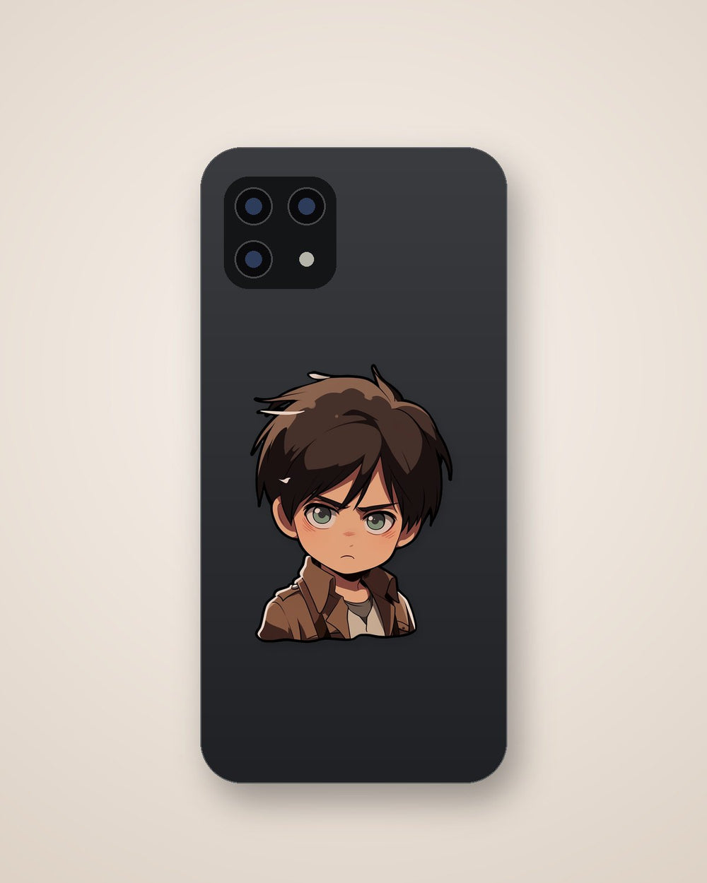 Aot Serious Cute Eren Yeager Kid Sticker