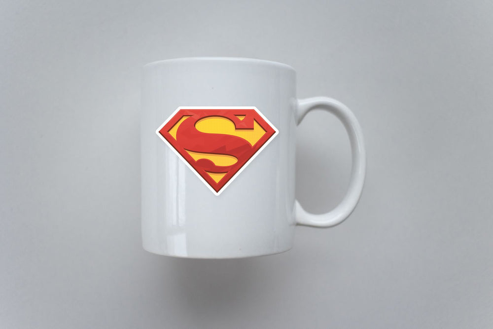 Superman Logo Red Yellow Sticker