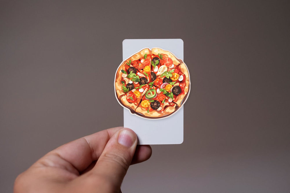 Cartoon Pizza Sticker