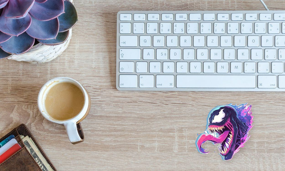 Marvel Venom Head Pastel Sticker