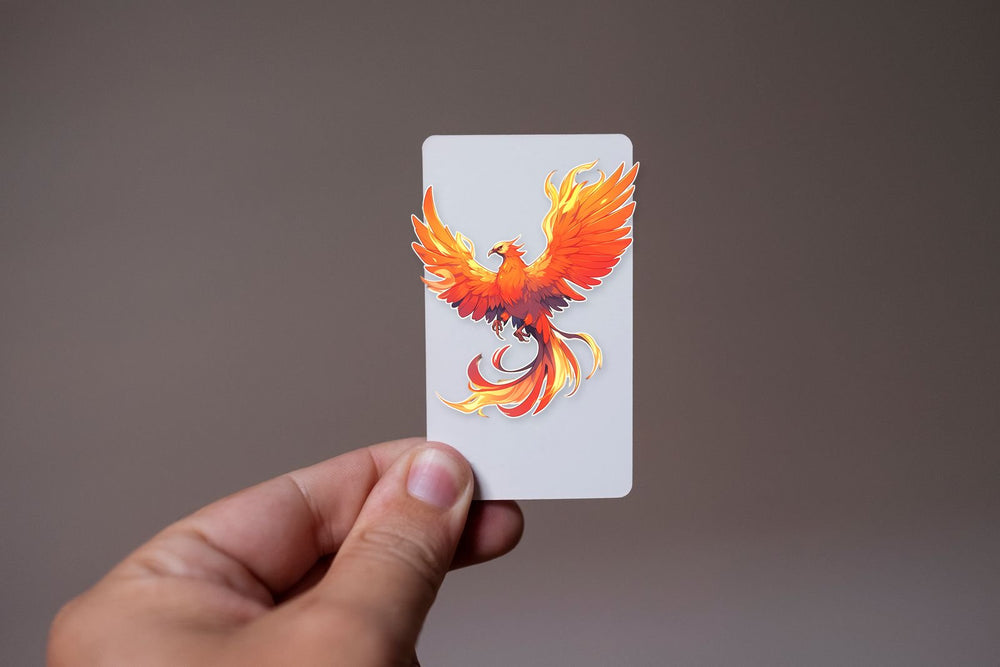 Beautiful Fiery Phoenix Sticker