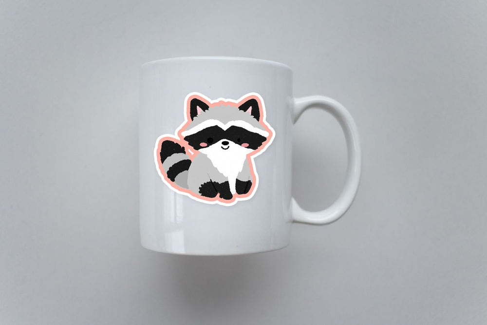 Kawaii Raccoon Cute Sticker