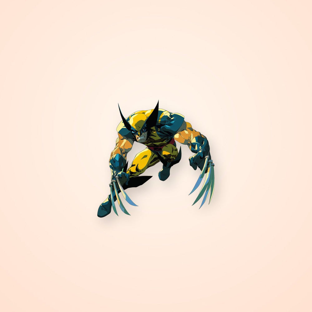 Wolverine Action Pose Sticker