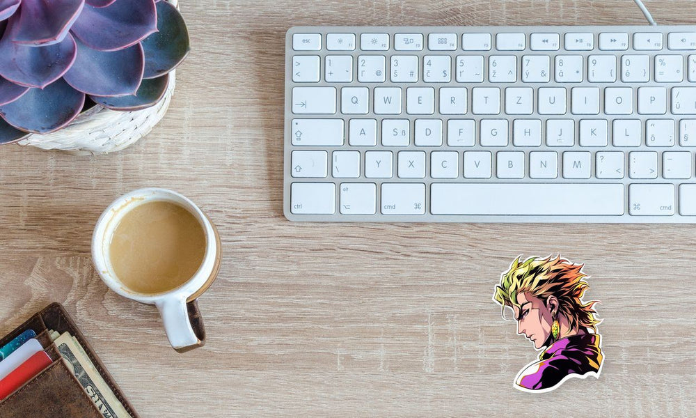 Jojo’S Bizarre Dio Brando Anime Sticker