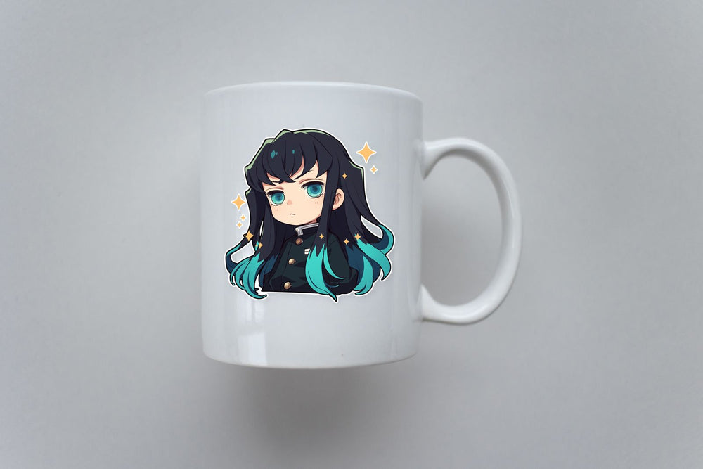 Muichiro Tokito Kawaii Demon Slayer Sticker