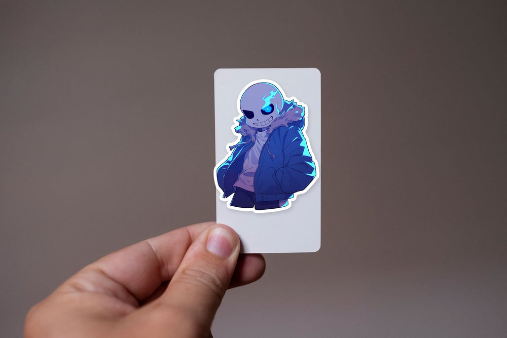 Undertale Sans Blue Flame Sticker