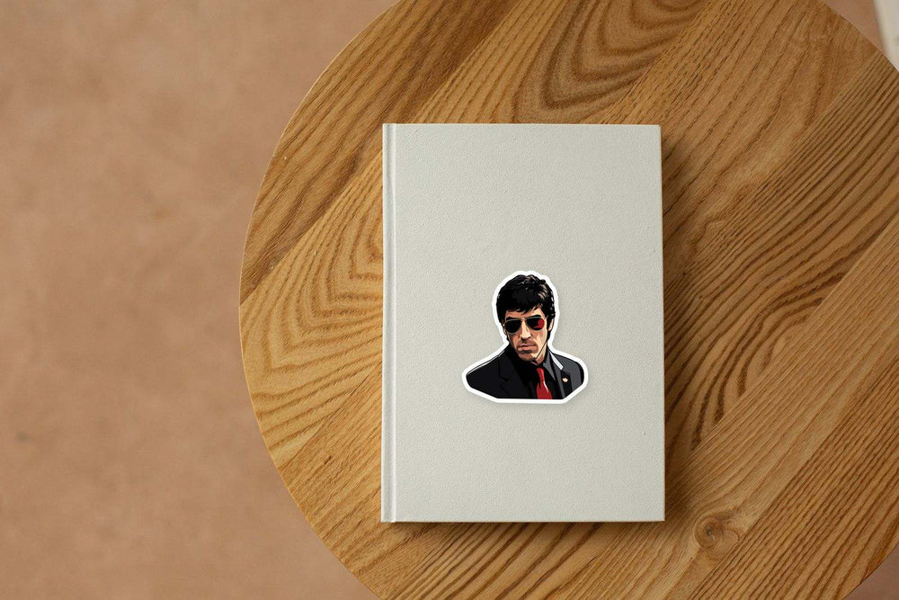 Scarface Tony Montana in Sunglasses Sticker