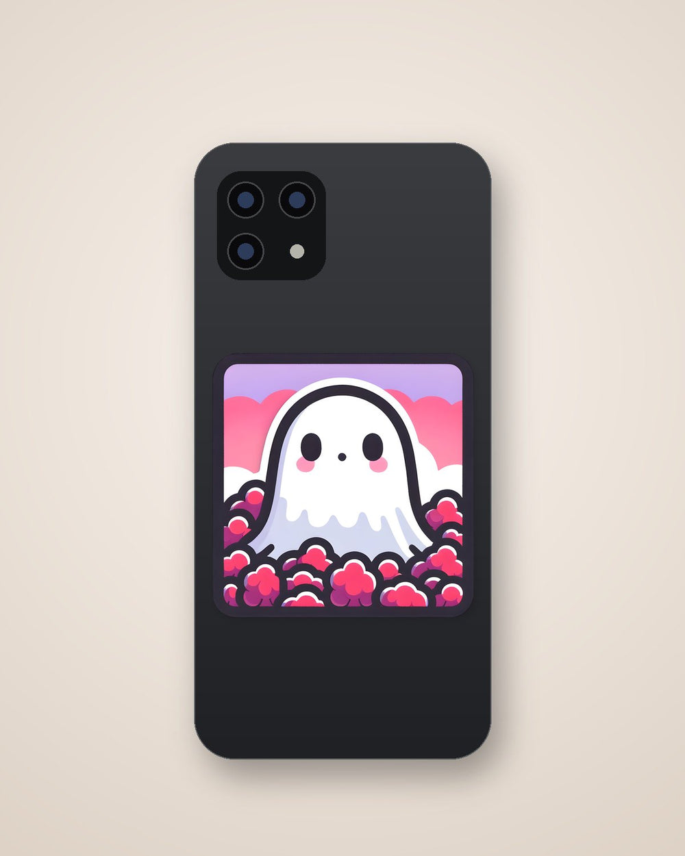 Cute Ghost Clouds Pastel Sticker