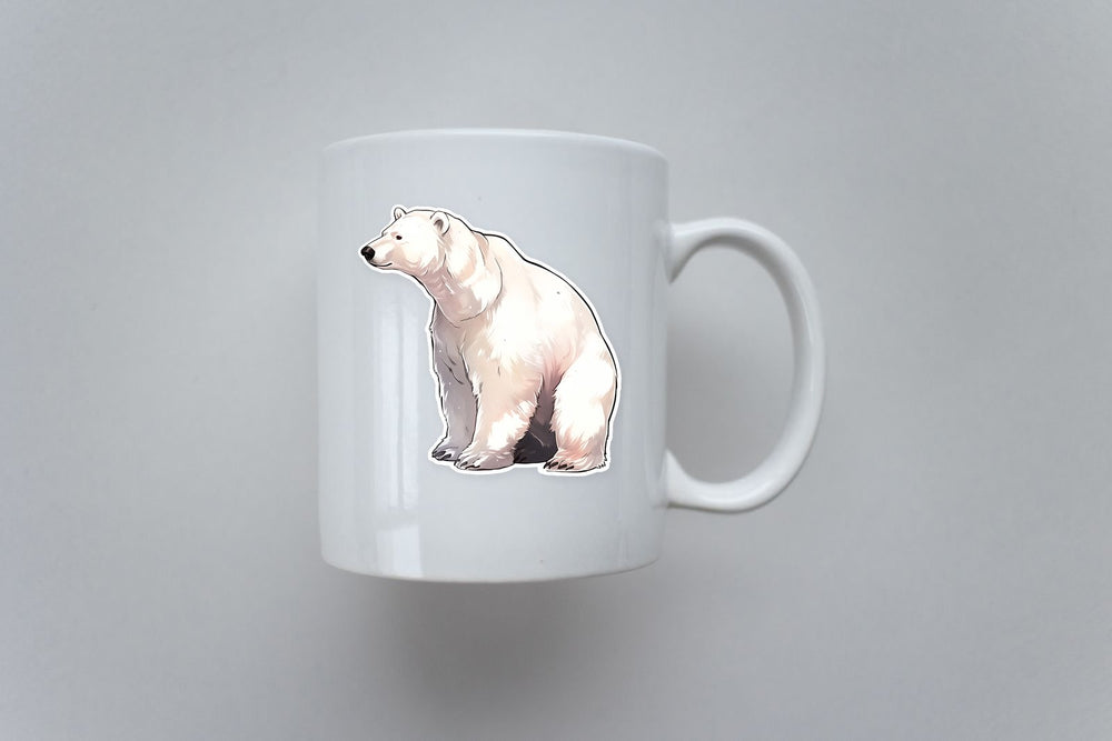 Aesthetic Polar Bear Sticker