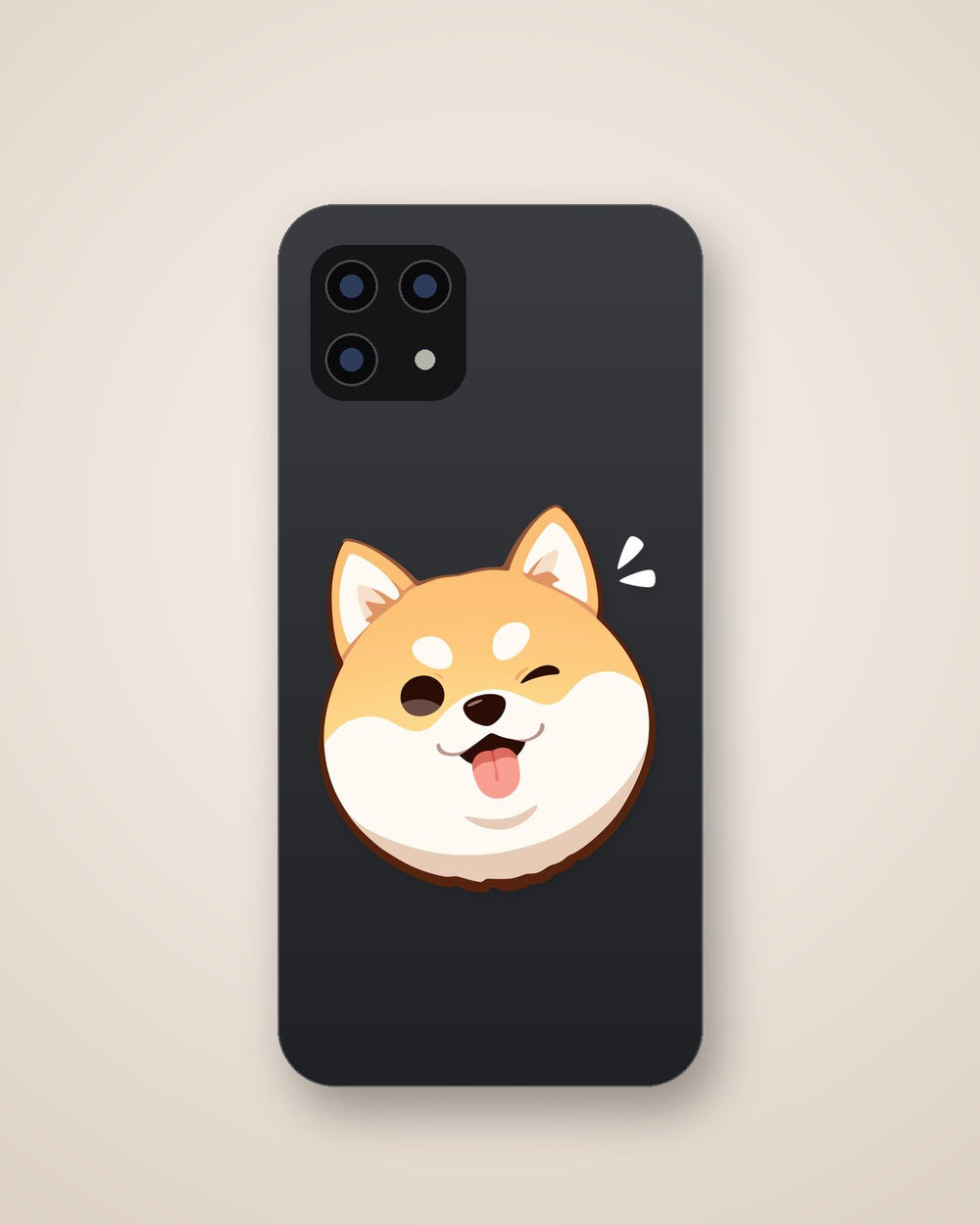 Shiba Inu Winking Doge Sticker