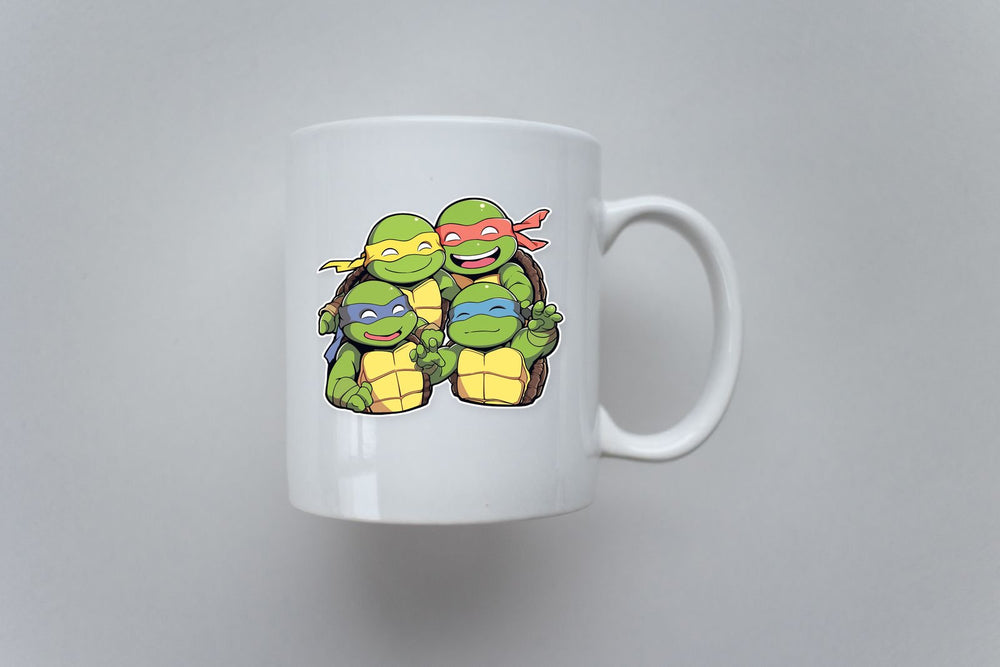 Cute Teenage Mutant Ninja Turtles Together Sticker