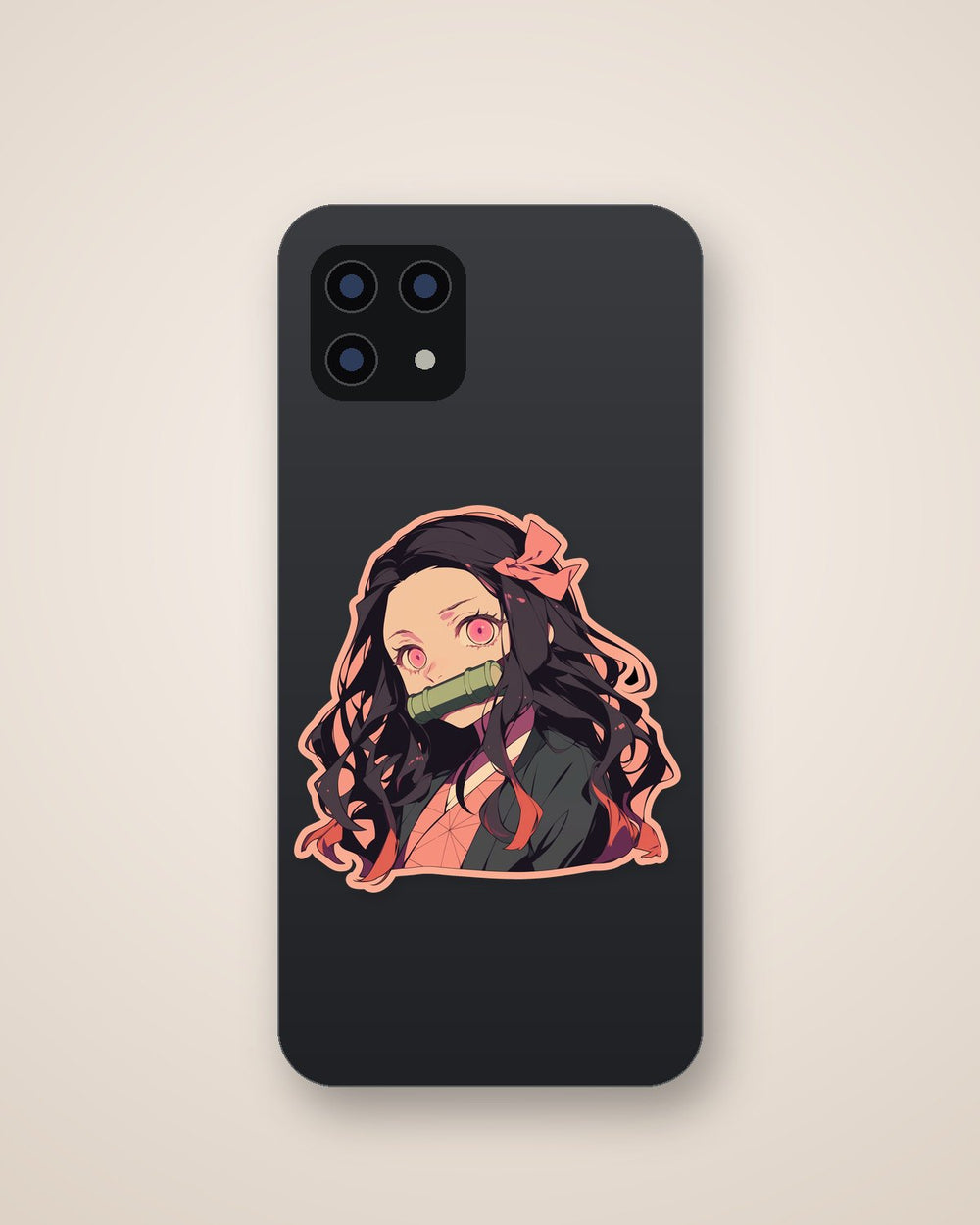 Nezuko Demon Slayer Aesthetic Sticker