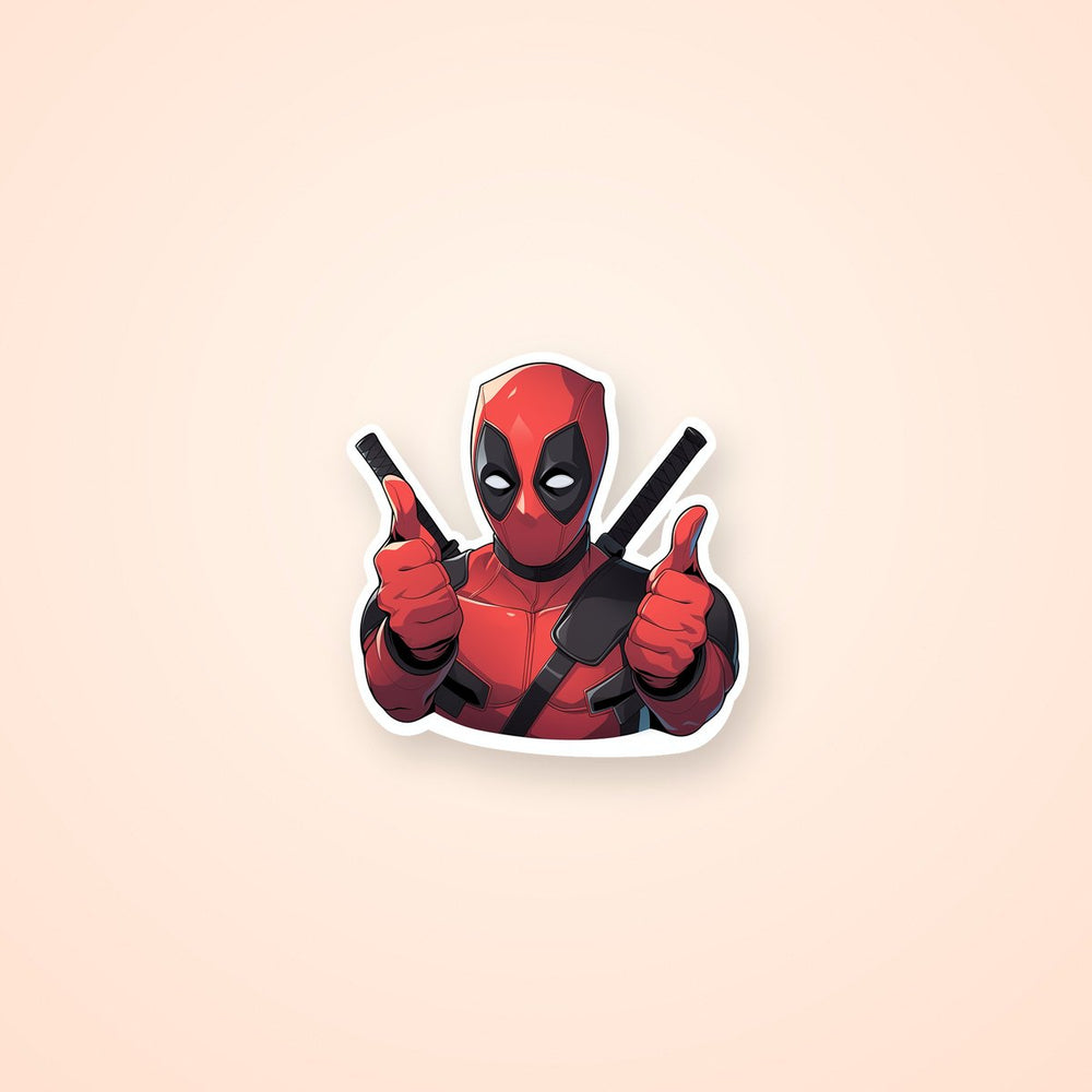 Marvel Deadpool Thumbs Up Sticker