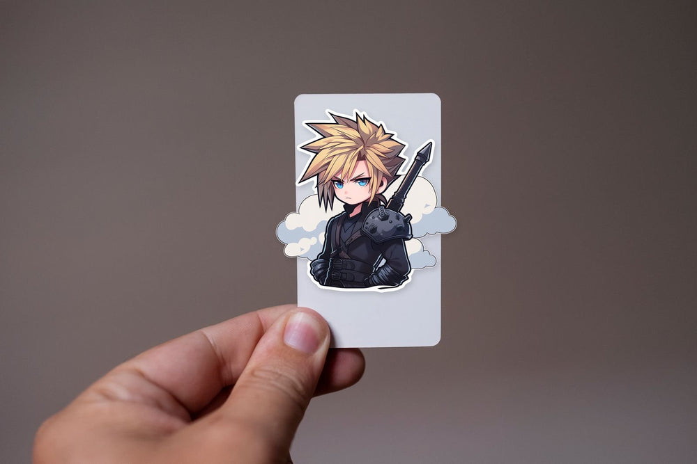 Final Fantasy Cloud and Clouds Sticker